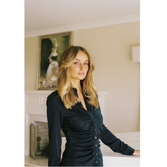 NEW FREE PEOPLE LITTLE BLACK DRESS - Picture 4 of 11